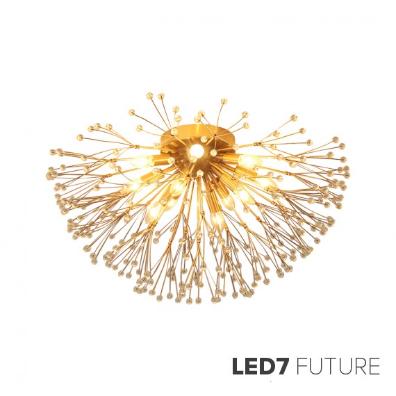 Loft Industry Modern - Pure Flower Brass Ceiling